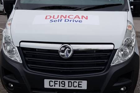 Vauxhall minibus hire 17 seats duncan self drive