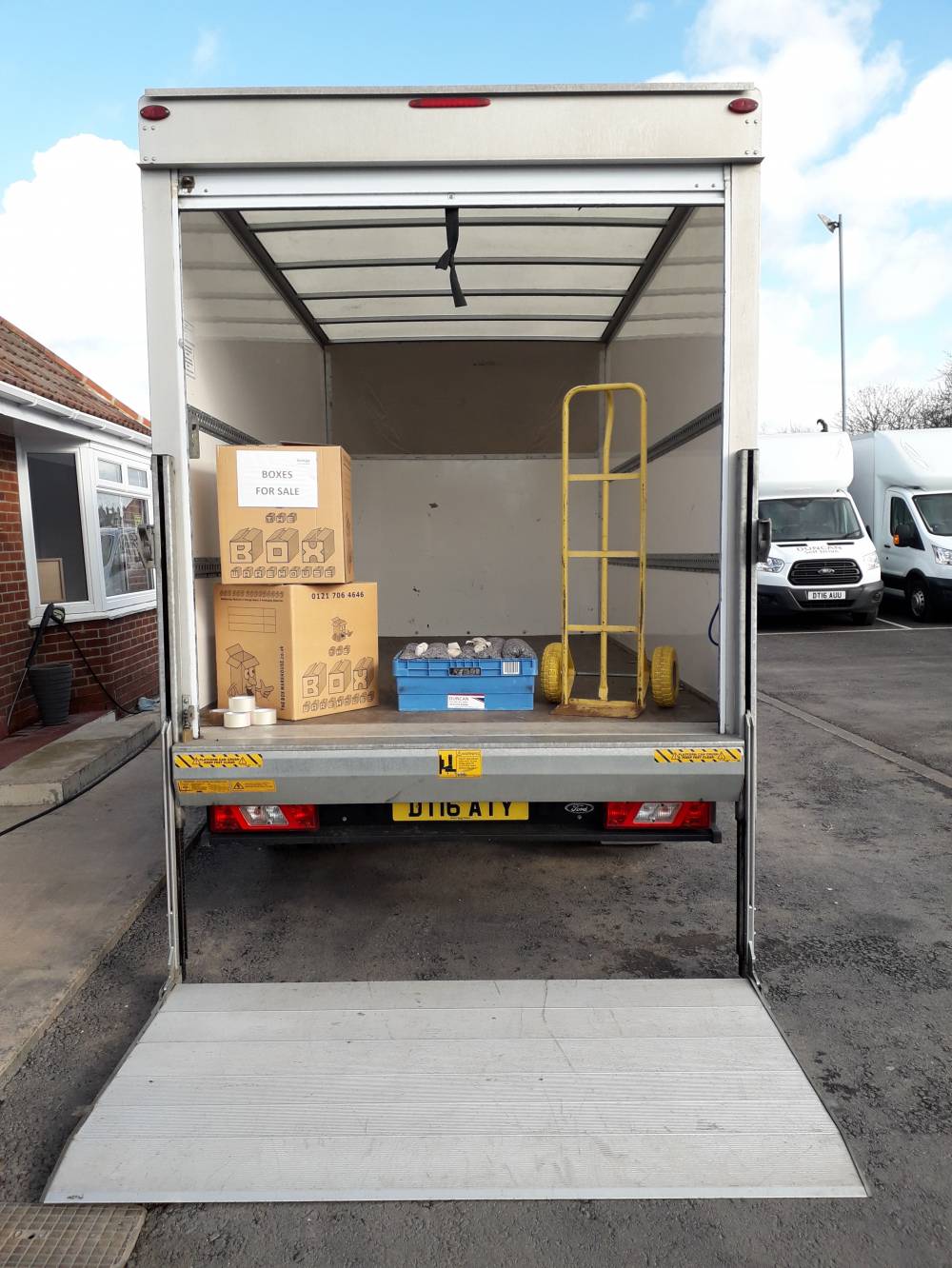 luton van with tail lift for sale