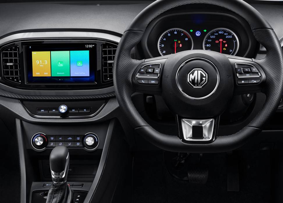 Interior view of the MG3